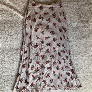 Cream Floral Brandy Melville Dress
